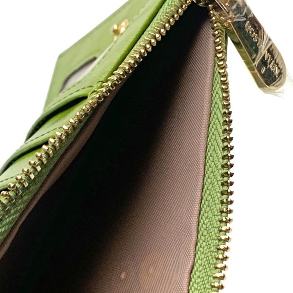 BOSTANTEN Grass Green‎ Cowhide Leather RFID Blocking Bifold Clutch Wallet - Picture 8 of 11